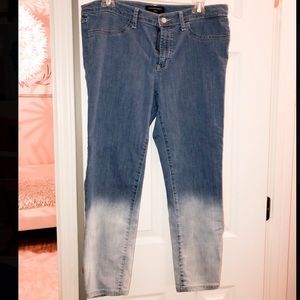 Banana Republic Cropped Ombré Skinny jeans